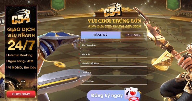 Hướng dẫn tân thủ bắt đầu trải nghiệm tại C54